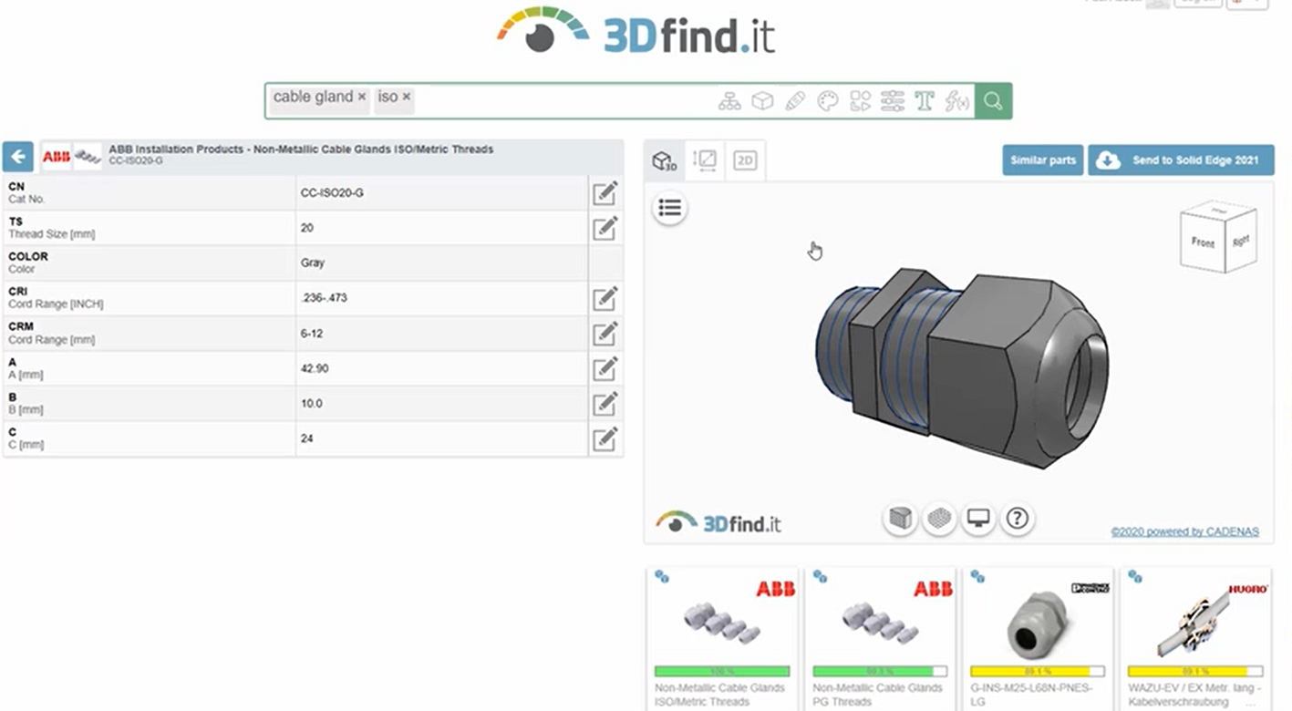3D Find.it by CADENAS